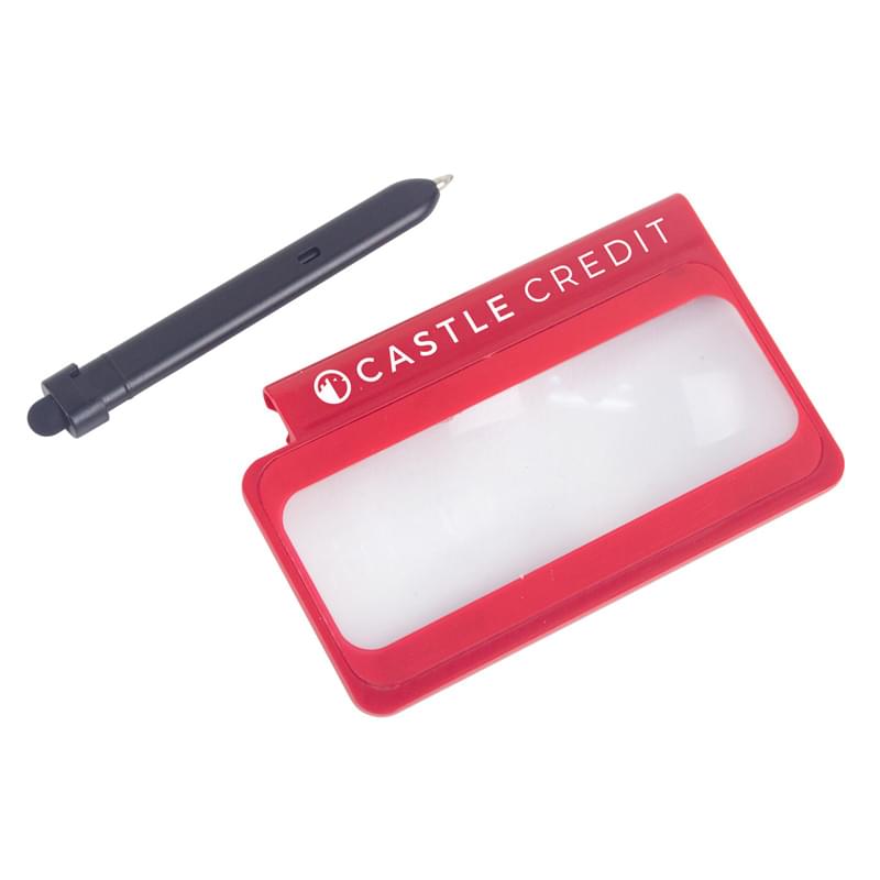 3-in-1 Magnifier with Pen/Stylus