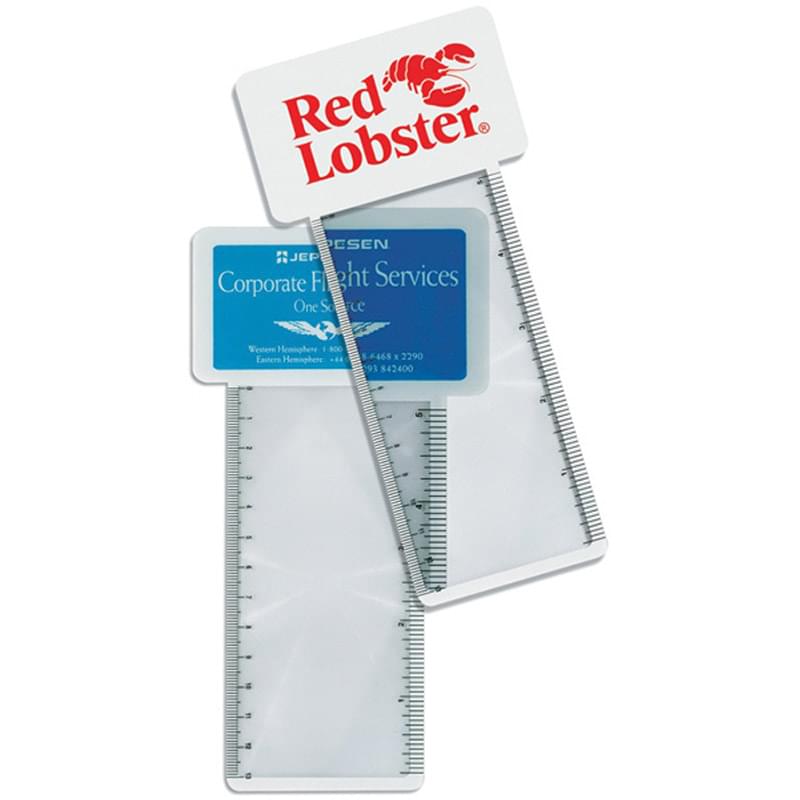 Business Card Magnifier Ruler/Bookmark
