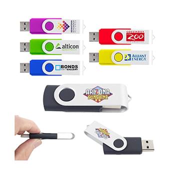2 GB Swivel USB Flash Drive