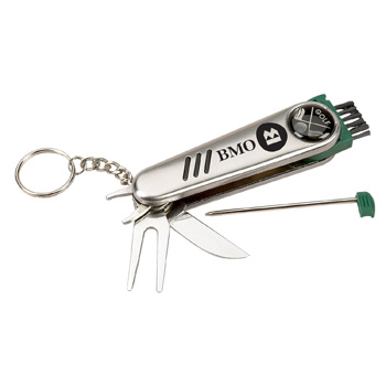 Multi Function Golf Divot Tool with 6 Tools